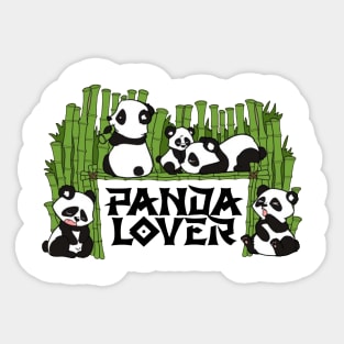 Panda Lover Christmas sweater Sticker